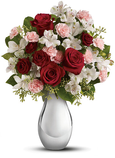 Crazy for You Bouquet with Red Roses Deluxe