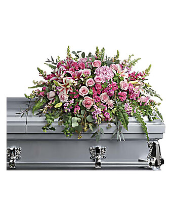 Beautiful memories casket spray