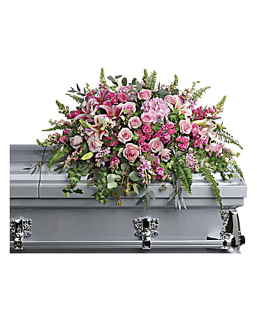 Beautiful memories casket spray