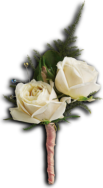 White Tie Boutonniere