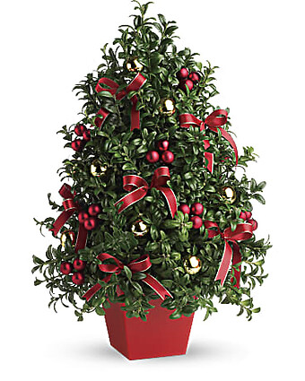 Christmas tree bouquet